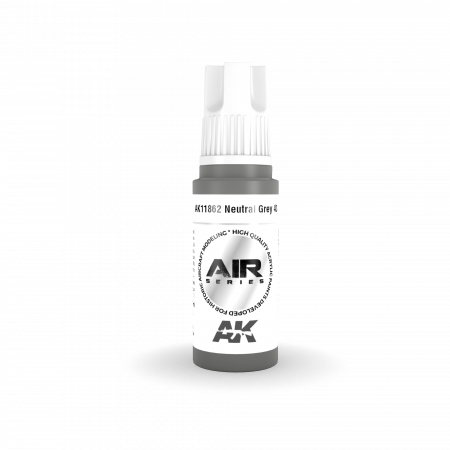 AK Interactive AK11862 GRIS NEUTRE 43 – AIR 17 ml – immagine 2