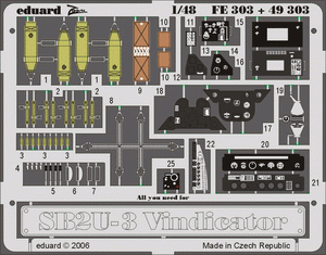 Eduard 49303 SB2U-3 Miniatures précises au 1/48