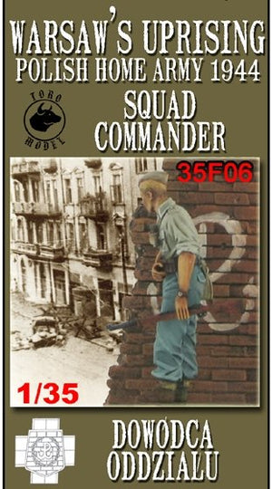 ToRo Modèle 35F06 Insurrection de Varsovie 1944 - Commandant d&amp;#39;escouade 1/35
