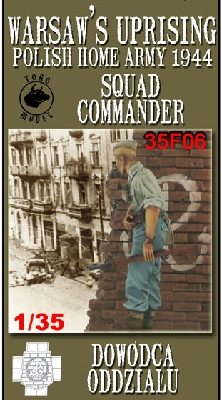 ToRo Modèle 35F06 Insurrection de Varsovie 1944 - Commandant d&amp;#39;escouade 1/35