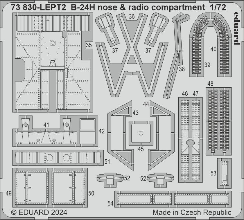 Eduard BIG72183 B-24H AIRFIX 1/72 – immagine 4