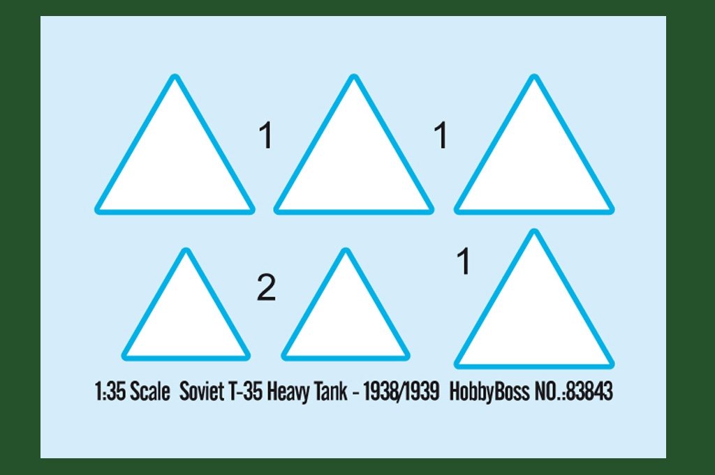 Hobby Boss 83843 Char lourd soviétique T-35 1938/1939 1/35 – image 3