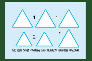 Hobby Boss 83843 Char lourd soviétique T-35 1938/1939 1/35 – image 3