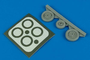 Roues et masques de peinture Aires 4416 MiG-17 Fresco 1/48 HOBBY BOSS