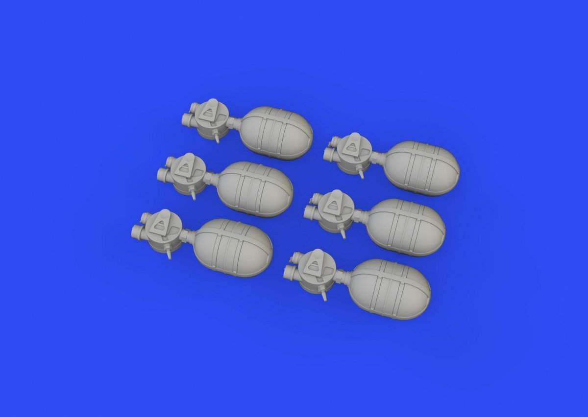 Eduard 648796 Bouteille d&amp;#39;oxygène A-4 de l&amp;#39;USAAF (Seconde Guerre mondiale) - Maquette au 1/48