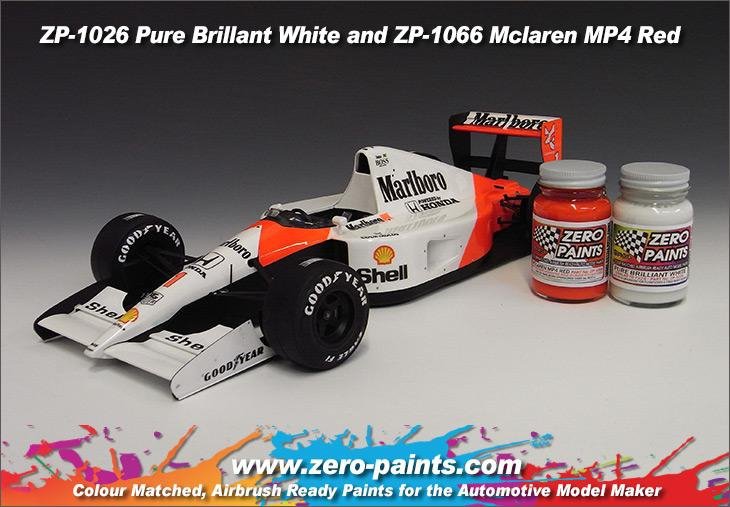 Peinture rouge Zero Paints ZP-1066 McLaren MP4 (Marlboro) 60 ml