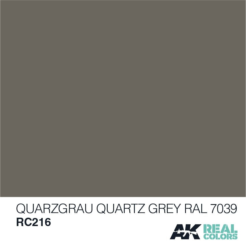 AK Interactive RC216 QUARZGRAU-QUARTZ GREY RAL 7039 10ML – zdjęcie 2