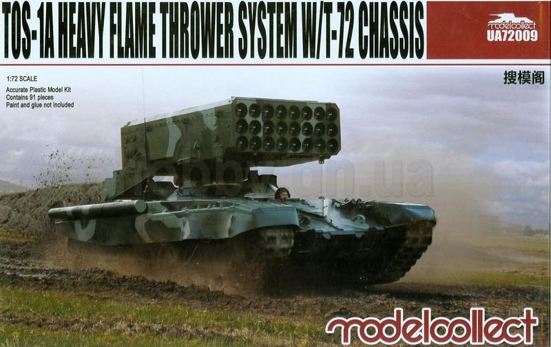 Modelcollect UA72009 Système lance-flammes lourd russe TOS-1A 1/72