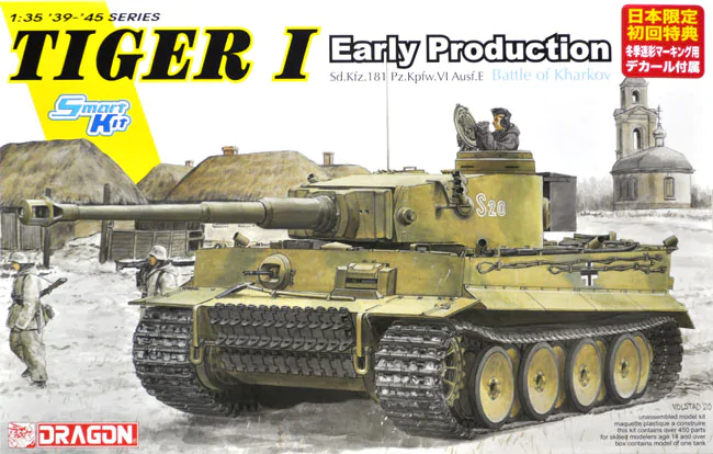 Dragon 6950 Tiger I Première production Bataille de Kharkov 1/35