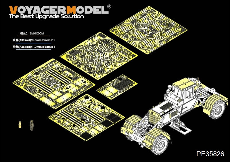 Détecteur de mines monté sur véhicule (VMMD) Voyager modèle PE35826, modèle moderne américain Husky Mk.III, pour AFV 35347, échelle 1/35
