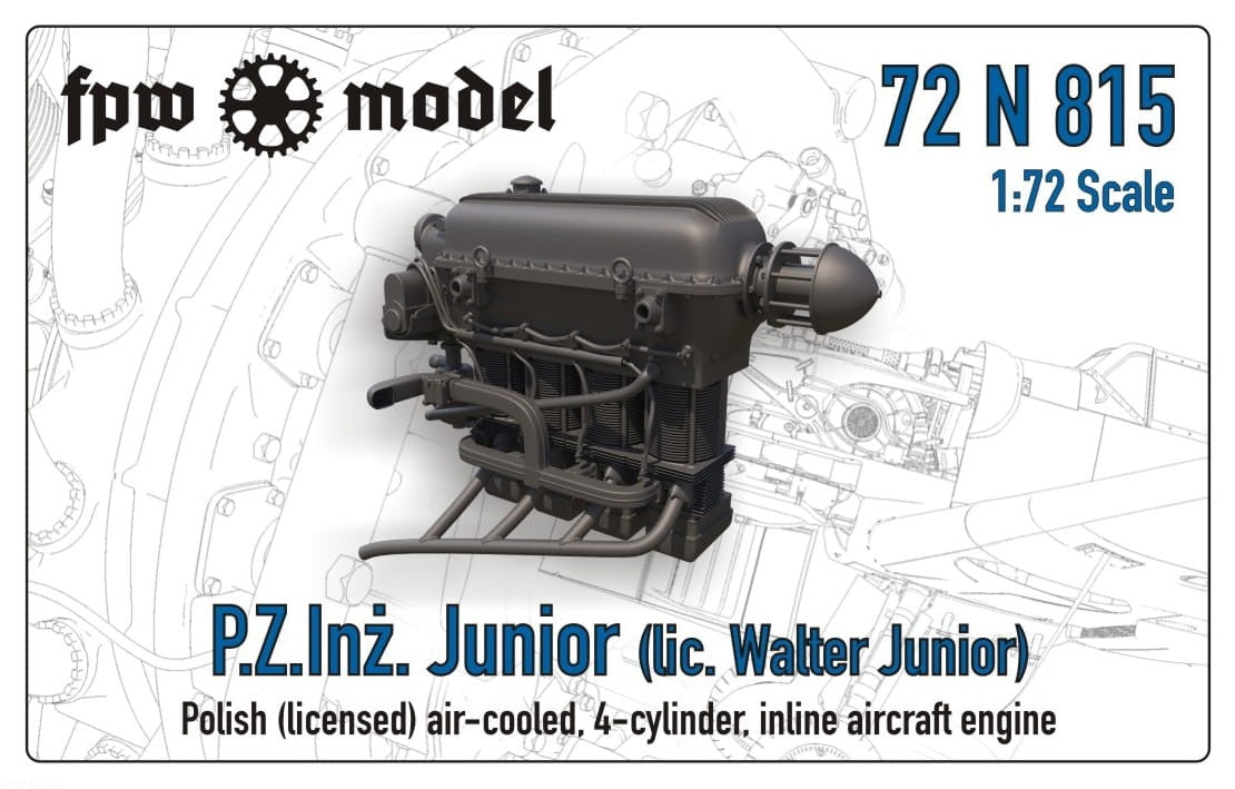 FPW Model 72N815 P.Z.Inż. Junior (lic. Walter Junior) 1/72