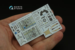 Quinta Studio QD48391 Macchi C.205 Veltro Intérieur imprimé et coloré en 3D sur papier décalque (Hasegawa/Italeri) 1/48 – image 3