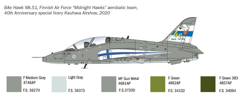 Italeri 2813 Hawk T Mk. I 1/48 – imagen 7