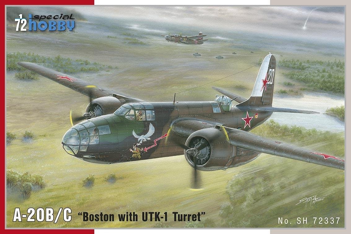 Maquette Special Hobby 72337 A-20B/C Boston avec tourelle UTK-1 au 1/72