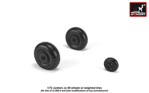 Armory Models AW72202 Junkers Ju 88 (roues tardives avec pneus lestés) 1/72 – imagen 3