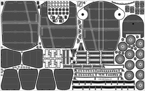 Pontos 23007F1 HMS RODNEY 1942 Kit de détails au 1/200 – image 26
