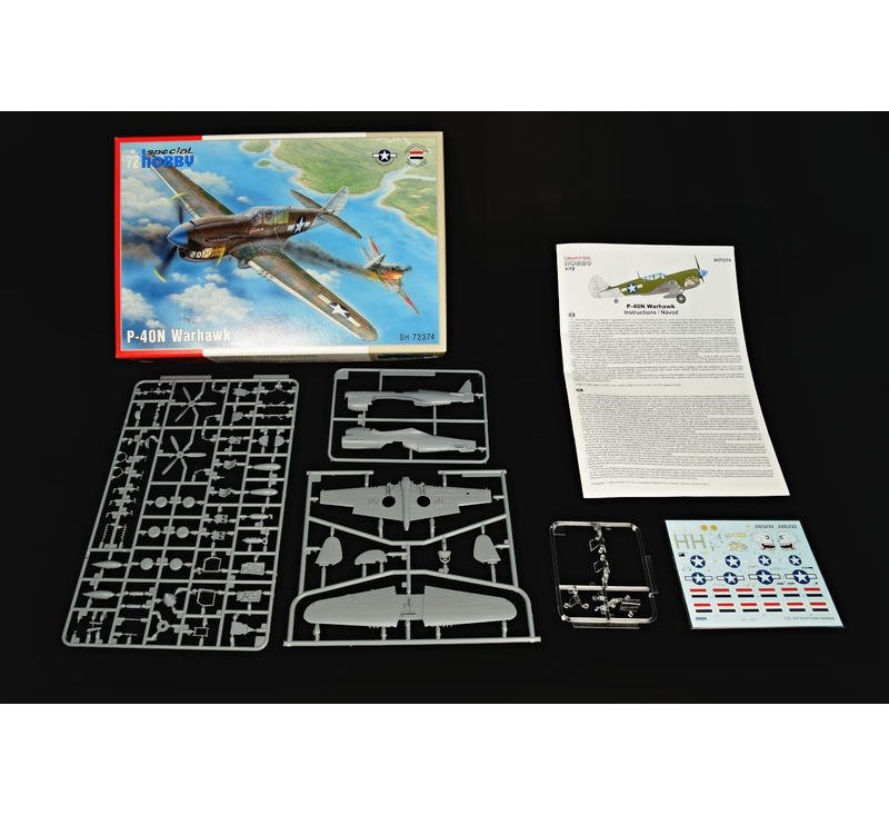 Maquette Special Hobby 72374 P-40N Warhawk au 1/72  – image 2