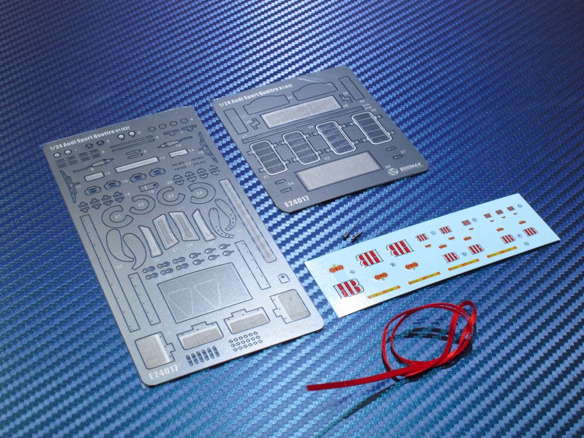 Beemax E24017 Audi Sport Quattro S1 [E2] Kit de détail (1/24) – image 2