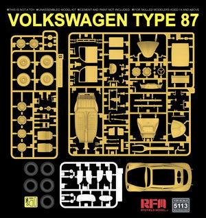 Rye Field Modèle 5113 Volkswagen Type 87 avec intérieur complet 1/35 – image 4