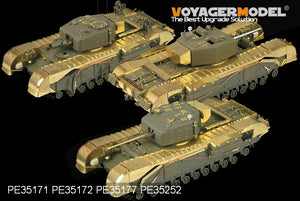 Maquette Voyager PE35252 Char d&amp;#39;infanterie britannique Churchill Mk.IV de la Seconde Guerre mondiale (modèle de base pour AFV CLUB 35154) à l&amp;#39;échelle 1/35 – image 9