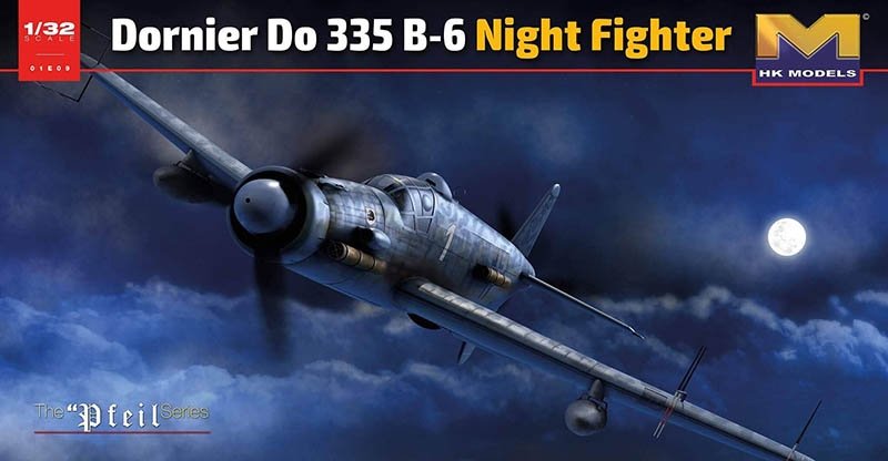 Maquette HK Models 01E021 Dornier Do 335 B-6 Chasseur de nuit 1/32
