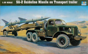 Trumpeter 00204 SA-2 Guideline Missile sur remorque de transport (1/35)