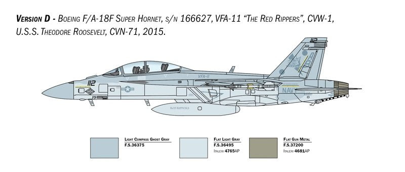 Italeri 2823 F/A-18F Couleurs spéciales de l&amp;#39;US Navy 1/48 – image 8