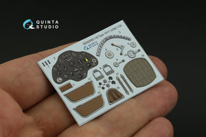 Intérieur coloré imprimé en 3D sur papier décalcomanie (ICM) Quinta Studio QD32205 I-16 Type 10/17 à l&amp;#39;échelle 1/32 – immagine 9