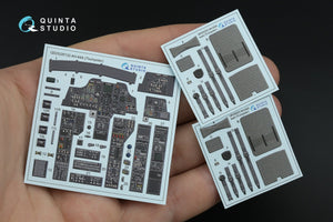 Intérieur coloré imprimé en 3D sur papier décalcomanie (Trumpeter) Quinta Studio QD35132 AH-64A 1/35 – image 3