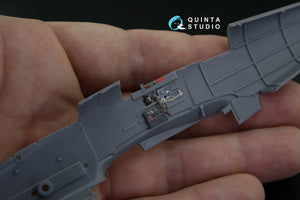 Intérieur imprimé en 3D et coloré sur papier décalcomanie Quinta Studio QD48141 Ki-61-Id (Tamiya) 1/48 – immagine 6