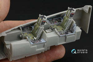 Intérieur imprimé en 3D et coloré sur papier décalcomanie Quinta Studio QD48180 F-14D (Hasegawa) 1/48 – image 2