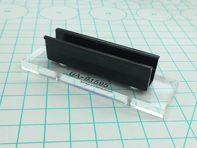Plaque de meulage transparente noire U-Star UA-91595B