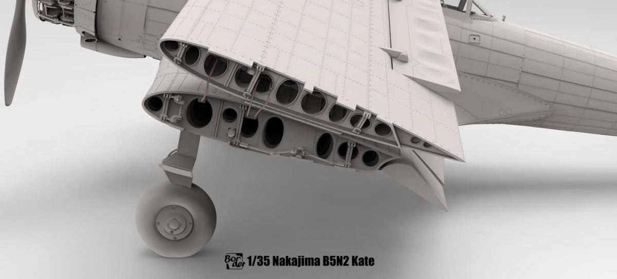 Maquette Border Model BF-005 Nakajima B5N2 Type 97 Bombardier d&amp;#39;attaque embarqué « Kate » avec intérieur complet, échelle 1/35 – image 9