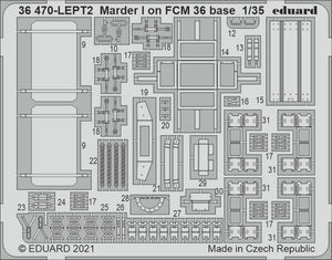 Eduard 36470 Marder I sur socle FCM 36 ICM 1/35 – immagine 2