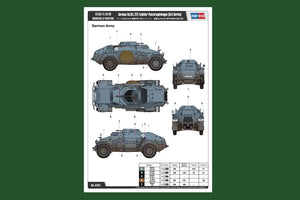 Hobby Boss 83812 allemand Sd.Kfz.221 Leichter Panzerspahwagen (3e série)  – Bild 3