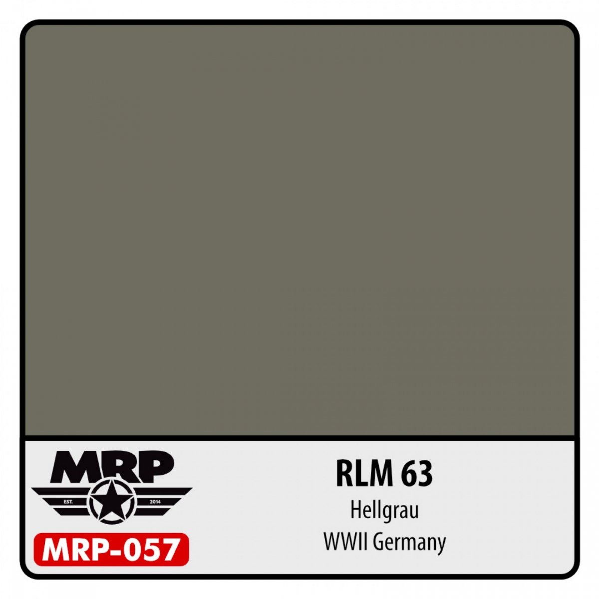 Peinture MR. Paint MRP-057 RLM 63 Hellgrau (Seconde Guerre mondiale, allemand, 30 ml)