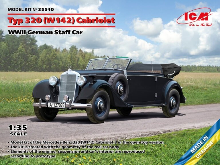 ICM 35540 Type 320 (W142) Cabriolet 1/35