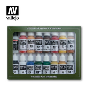 Vallejo 70148 Model Color - Coffret Révolution américaine, 16 x 17 ml