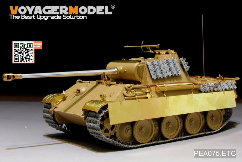 Jupes latérales Voyager Model PEA075 pour kit intelligent Panther G/F Jagdpanzer (pour tous) 1/35 – Bild 3