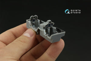 Intérieur imprimé en 3D et coloré sur papier décalcomanie Quinta Studio QD48373 F/A-18F tardif / EA-18G (Hobby Boss) à l&amp;#39;échelle 1/48 – image 10