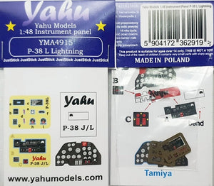 Yahu YMA4915 P-38 L Foudre Tamiya 1/48