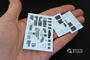 Intérieur imprimé en 3D et coloré sur papier décalcomanie Quinta Studio QD48052 F-15E (pour maquette Revell) 1/48  – immagine 4