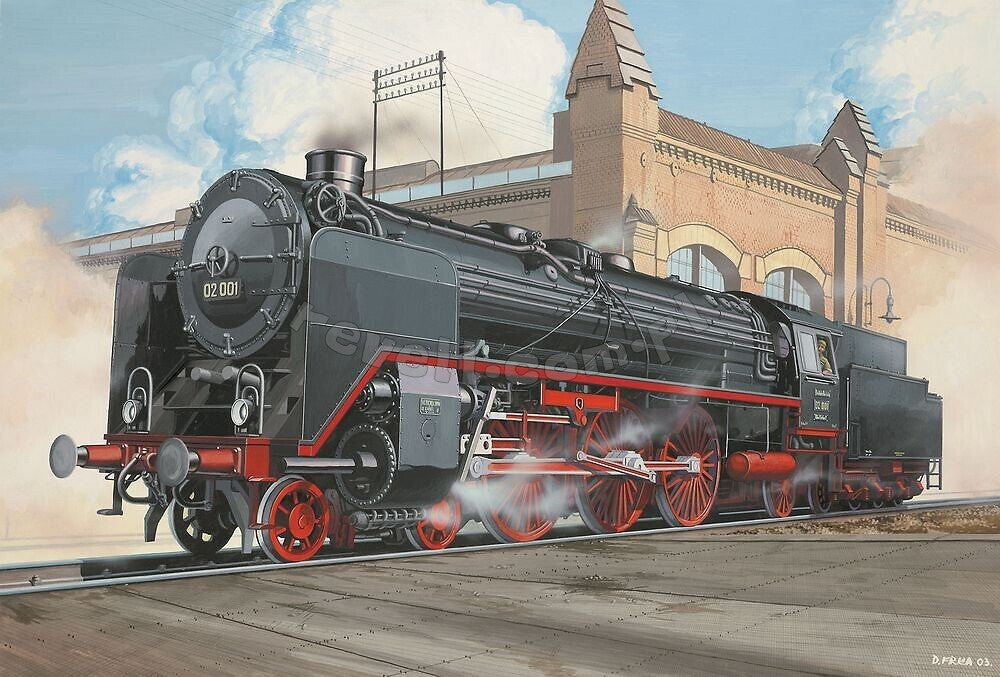 Revell 62171 Locomotive Express BR 02 - Tender 2&amp;#39;2&amp;#39;T30 Maquette (H0) 1/87 – Bild 2