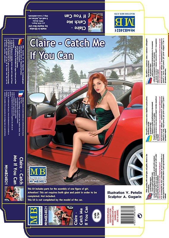 Master Box 24021 Série Dangerous Curves. Claire - Attrape-moi si tu peux 1/24 – immagine 3