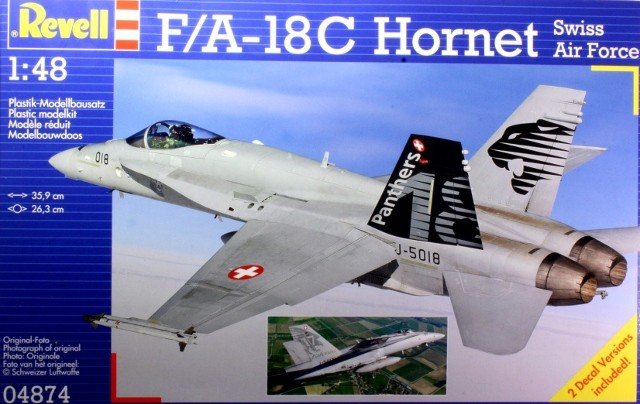 Revell 04874 F/A-18C Hornet Forces aériennes suisses (1/48)