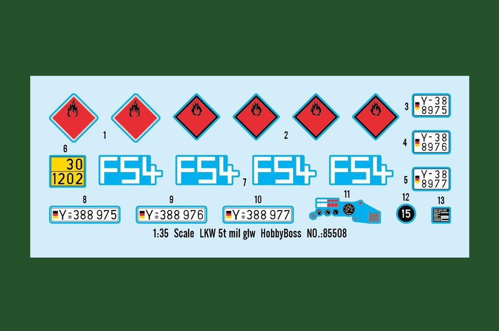 Hobby Boss 85508 LKW 5t mil glw 1/35 – zdjęcie 3