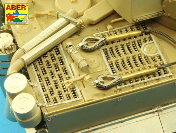 Aber 35K26 Pz.Kpfw. VI Ausf.E ( i.Kfz.181) Tiger I – s.PzAbt. 501 in Tunisia 1/35 – zdjęcie 14