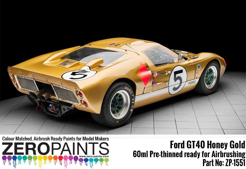Peinture Zero Paints ZP-1551 Ford GT40 Or Miel 60 ml – immagine 2