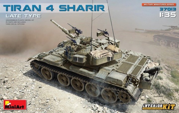 MiniArt 37013 Tiran 4 Sharir type tardif avec intérieur 1/35