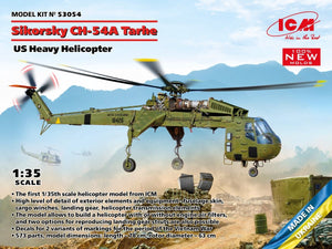 ICM 53054 Sikorsky CH-54A Tarhe Hélicoptère lourd américain 1/35